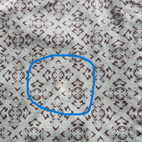 Patagonia Stretch All Wear Capris Pant Green Geo-Print Organic Cotton Blend - Picture 10 of 10